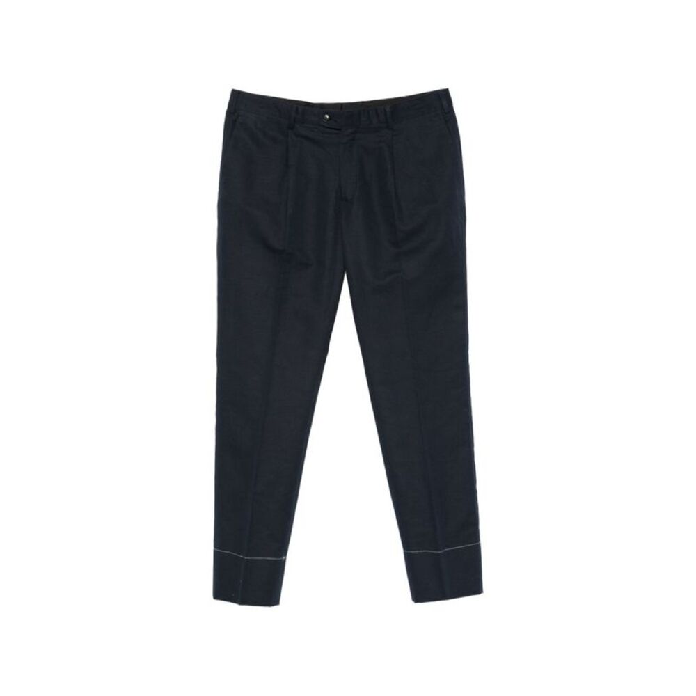Brioni Men Pienza Linen And Cotton Trousers